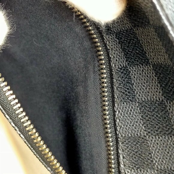 Louis Vuitton LV Brief Case Poche Document Black Damier Graphite 646-071025 - Picture 8 of 13